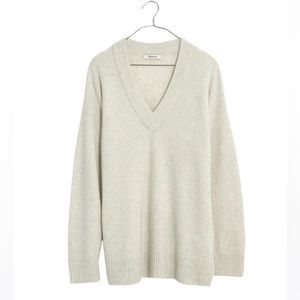 Madewell Donegal Jason Ex-Boyfriend Pullover Grey
